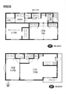 滝野川間取図