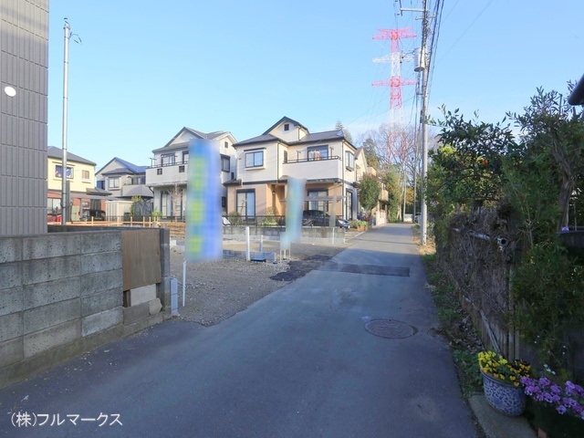 前面道路含む現地写真(2023年12月撮影)